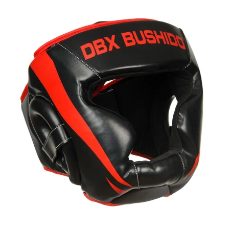 BUSHIDO Kask bokserski ARH-2190R czarno-czerwony