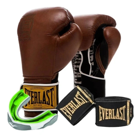 Zestaw Bokserski Pro Everlast Rękawice 1910 Classic Brown