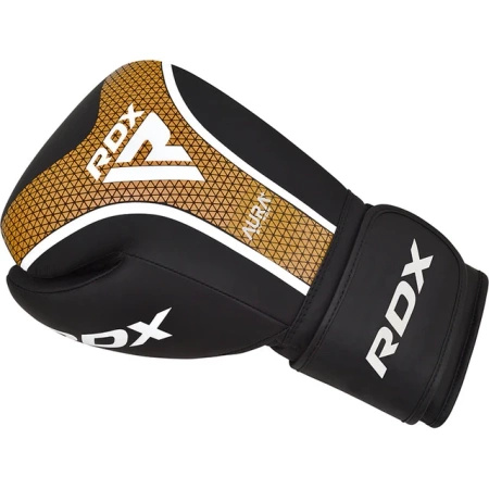 Zestaw startowy do kickboxingu RDX Aura T-17 czarno-złoty
