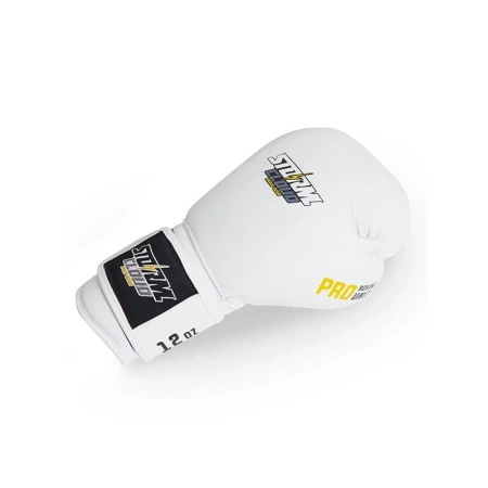 Zestaw Rękawice StormCloud Boxing Pro białe + bandaże + szczęka