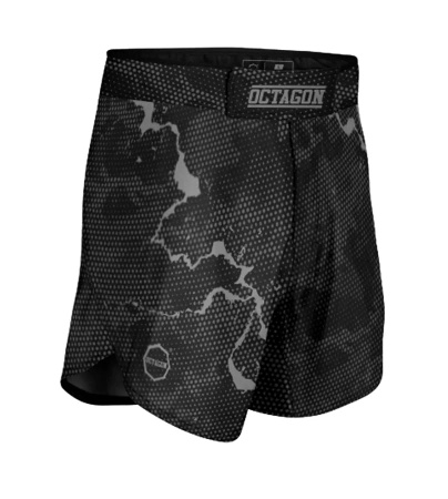 Octagon Szorty MMA Marble Camo grey