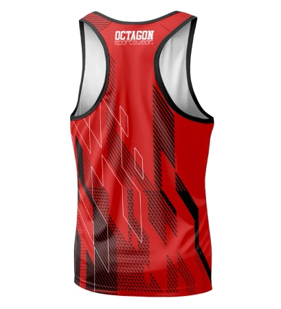 Octagon Tank Top sportowy Diamond Red