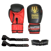 Zestaw Masters Rękawice RPU-3 + bandaże + szczęka