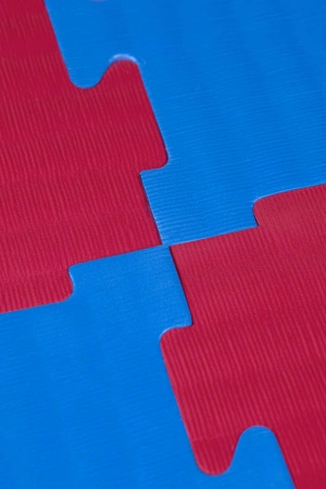 Ring Mata puzzle Premium 100 x 100 x 4 cm czerwono-niebieska