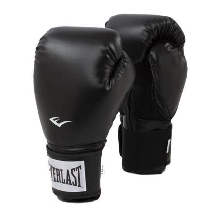 Zestaw Everlast Rękawice Pro Style 2 czarne + bandaże + szczęka