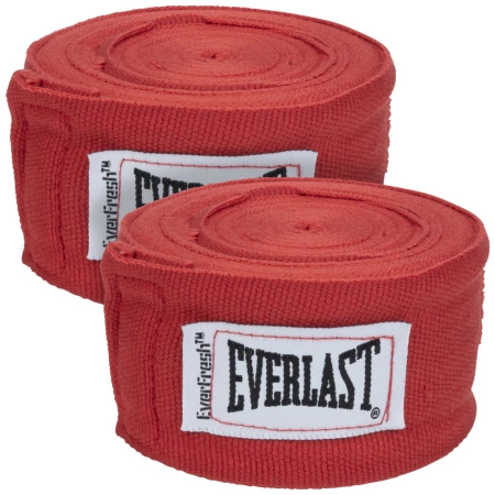 Everlast bandaże bokserskie Elastic czerwone 3 m