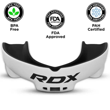 RDX Ochraniacz szczęki 3W Mouth Guard biało-czarny