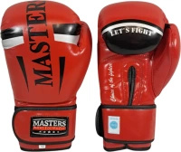 MASTERS Rękawice bokserskie RPU-FT WAKO czerwone