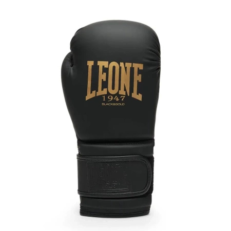 Zestaw Rękawice Leone BLACK&GOLD + bandaże + szczęka