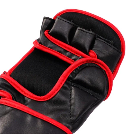StormCloud Rękawice do MMA Lynx Sparingowe Czarno-Czerwone 7oz