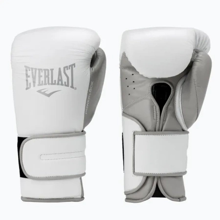 Everlast Rękawice bokserskie Powerlock 2 skórzane białe