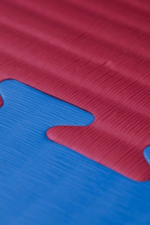 Ring Mata puzzle Premium 100 x 100 x 4 cm czerwono-niebieska