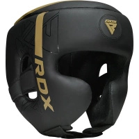 RDX Kask bokserski F6 czarno-złoty