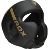 RDX Kask bokserski F6 czarno-złoty