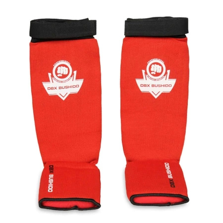 DBX Bushido Ochraniacze piszczeli Shinrage Red