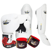 Zestaw Startowy do Muay Thai StormCloud Blizzard białe