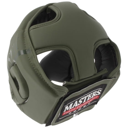 Masters Kask bokserski KTOP-PU-MATT zielony