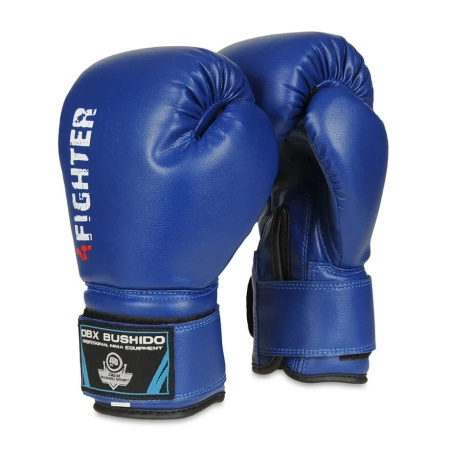DBX Bushido Rękawice bokserskie dla dzieci 4Fighter Blue