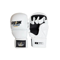 StormCloud Rękawice MMA Hurricane 2.0 Sparingowe 7oz białe