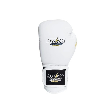 Zestaw Rękawice StormCloud Boxing Pro białe + bandaże + szczęka