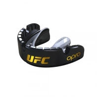 Opro Ochraniacz do aparatów UFC Gold GEN2 Braces Czarny/Srebrny