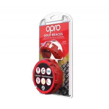 Opro Ochraniacz do aparatów Gold Braces GEN4 czerwony