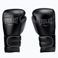 Everlast Rękawice bokserskie Powerlock 2 skórzane czarne