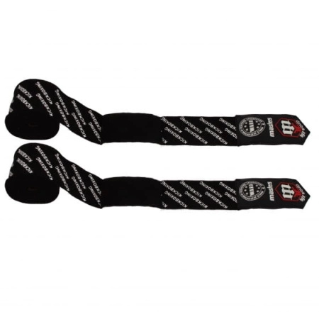 Zestaw Masters Rękawice RPU-BLACK  + bandaże + szczęka