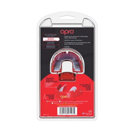 Opro Ochraniacz do aparatów Gold Braces GEN4 czerwony