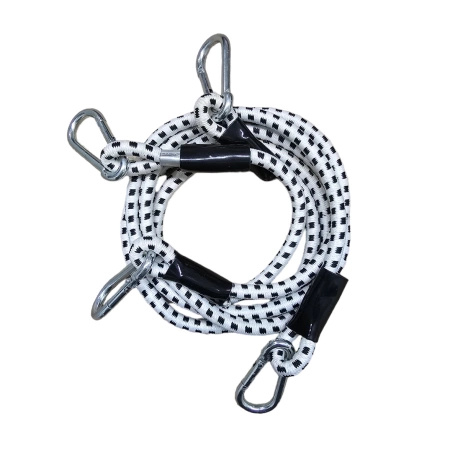 RING Gruszka refleksowa skóra naturalna czarno-czerwona