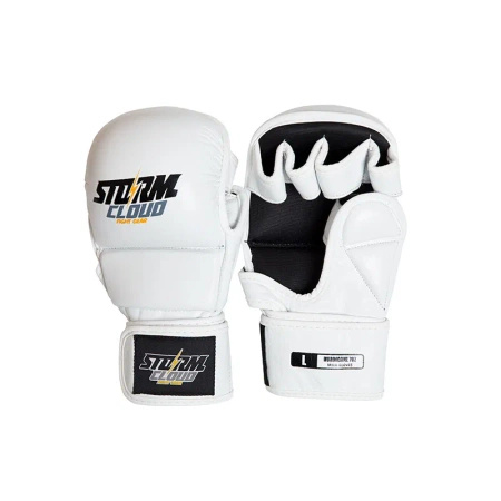 StormCloud Rękawice MMA Hurricane 2.0 Sparingowe 7oz białe
