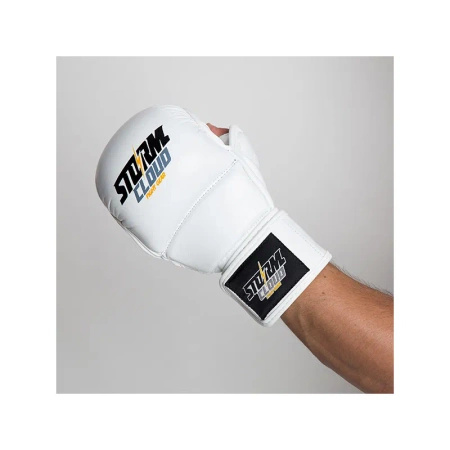 StormCloud Rękawice MMA Hurricane 2.0 Sparingowe 7oz białe