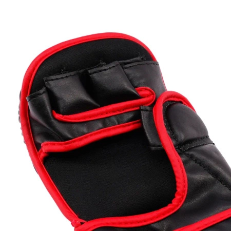 StormCloud Rękawice do MMA Lynx Sparingowe Czarno-Czerwone 7oz