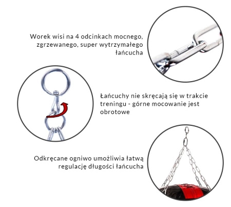 Ring worek bokserski Super różowy 120x35 cm 25 kg