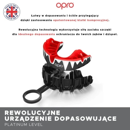 Opro Ochraniacz UFC Platinum GEN2 Czarny/Czerwony