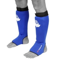 DBX Bushido Ochraniacze piszczeli Shinrage Blue