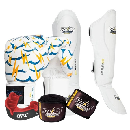 Zestaw Startowy do Muay Thai StormCloud Blizzard Monstercloud białe