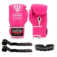 Zestaw Masters Rękawice RPU-WOMAN + bandaże + szczęka