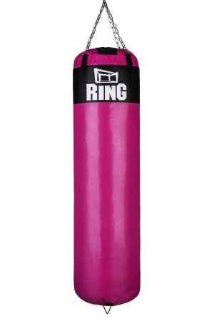 Ring worek bokserski Super różowy 120x35 cm 25 kg