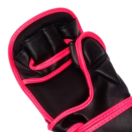 StormCloud Rękawice do MMA Lynx Sparingowe Czarno-Różowe 7oz