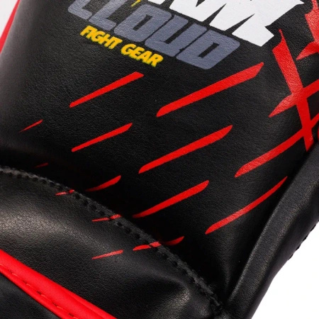 StormCloud Rękawice do MMA Lynx Sparingowe Czarno-Czerwone 7oz
