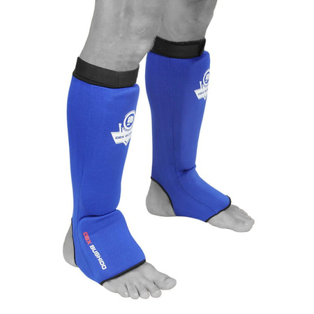DBX Bushido Ochraniacze piszczeli Shinrage Blue