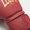 Zestaw Rękawice Leone Bordeaux + bandaże + szczęka