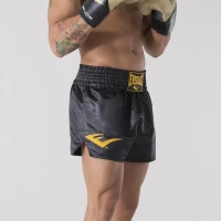 Everlast Spodenki Muay Thai czarno-złote