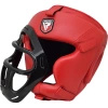 RDX Kask bokserski HGX-T1 z kratką czerwony