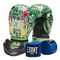 Zestaw bokserski dla dzieci Leone FLAMES