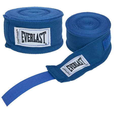 Everlast bandaże bokserskie bawełniane niebieskie 3 m