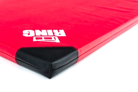 Ring Materac gimnastyczny 200 x 120 x 5 cm PVC T120 + antypoślizgowy czerwony