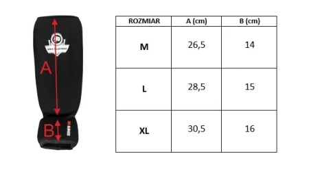 DBX Bushido Ochraniacze piszczeli Shinrage Red
