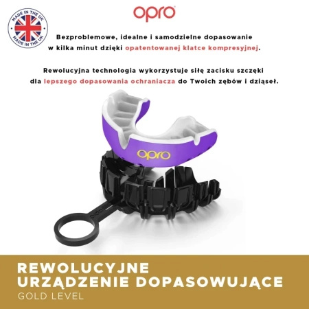 Opro Ochraniacz na zęby dla dzieci UFC Gold GEN2 Czarny/Złoty
